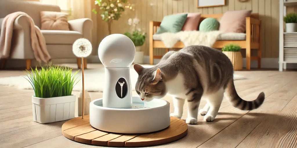 Les fontaines à eau : une solution idéale pour hydrater votre chat au printemps