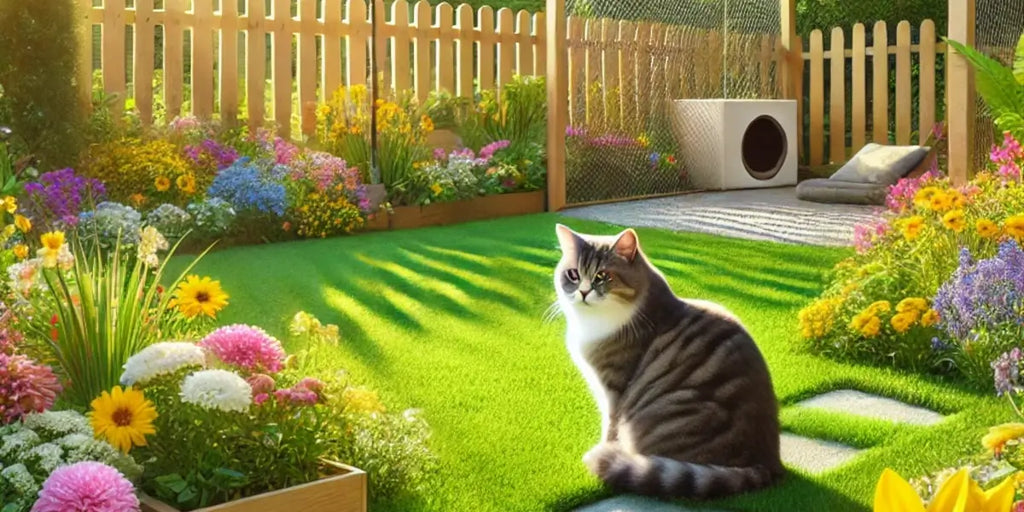 Comment aménager un jardin sécurisé et stimulant pour votre chat au printemps